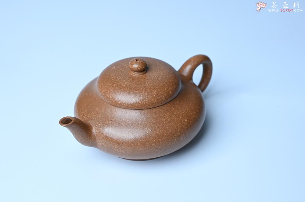 紫砂壶图片：美壶特惠 特好老段泥精致合欢壶 茶人醉爱 - 紫砂壶之家紫砂壶网