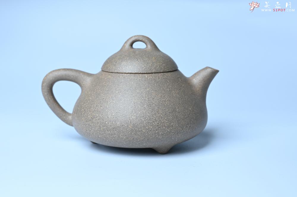 紫砂壶图片：美壶特惠 特好松花段泥精工乳瓢茶壶 茶人醉爱 - 紫砂壶之家紫砂壶网