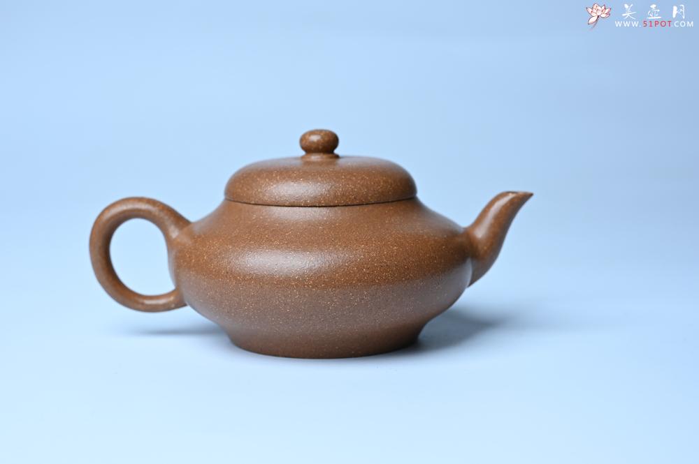 紫砂壶图片：美壶特惠 特好老段泥精致合欢壶 茶人醉爱 - 紫砂壶之家紫砂壶网