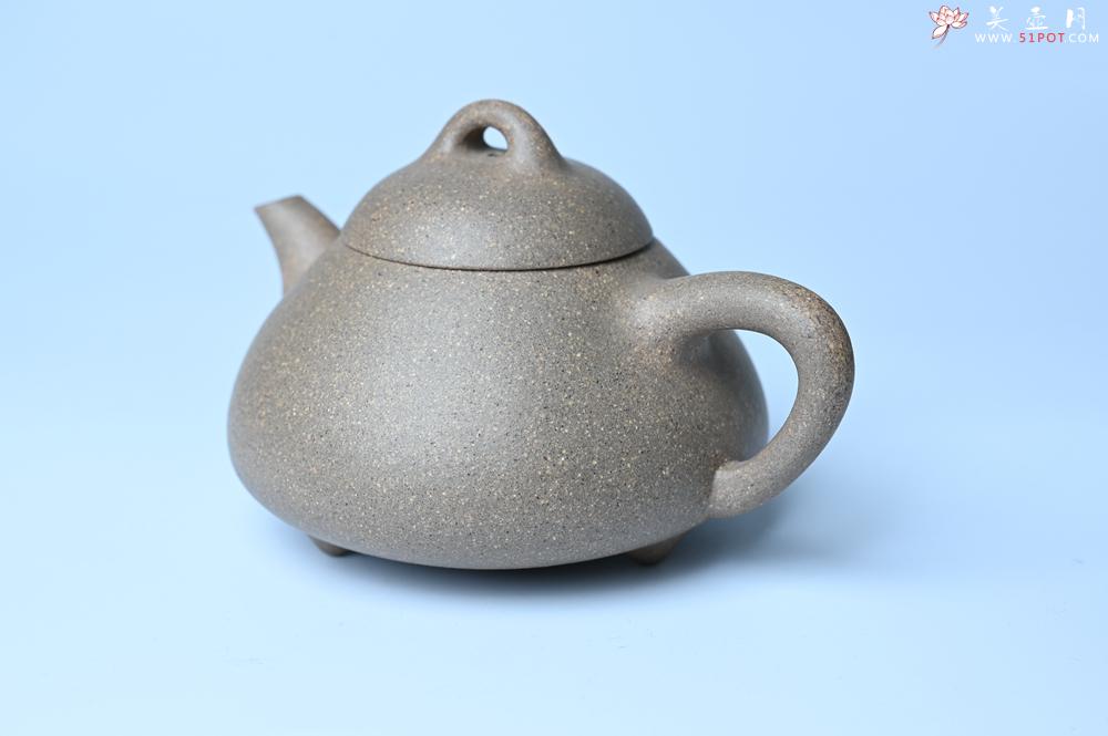 紫砂壶图片：美壶特惠 特好松花段泥精工乳瓢茶壶 茶人醉爱 - 紫砂壶之家紫砂壶网