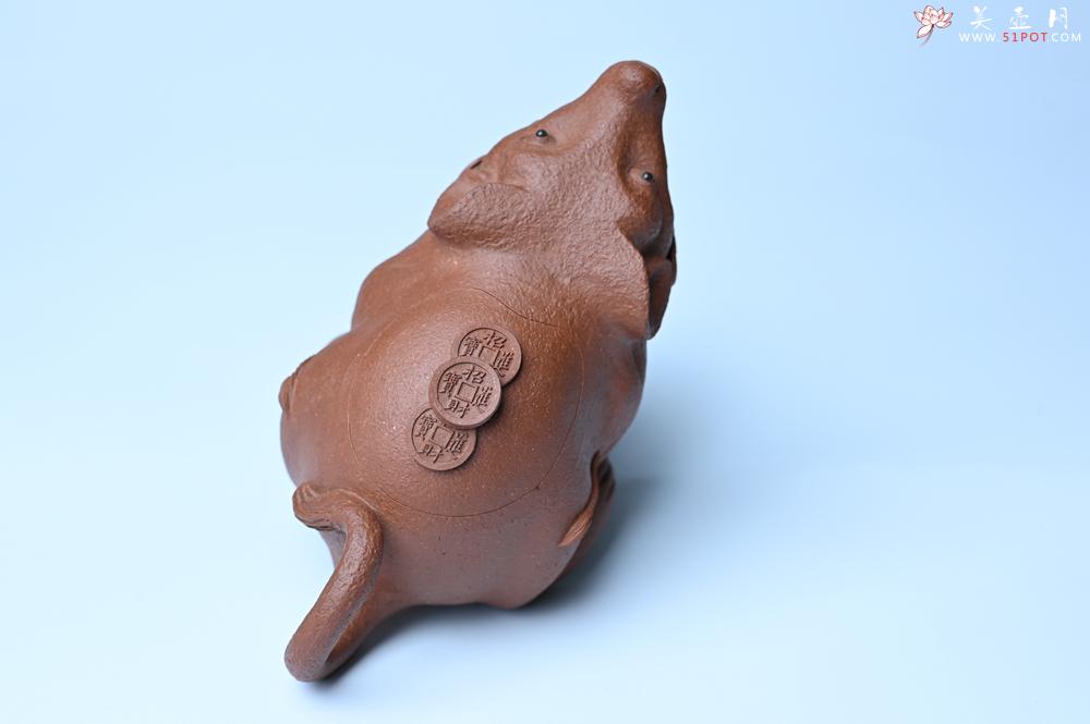 紫砂壶图片：美壶特惠 优质降坡泥鼠你有钱壶壶 茶人醉爱 - 紫砂壶之家紫砂壶网