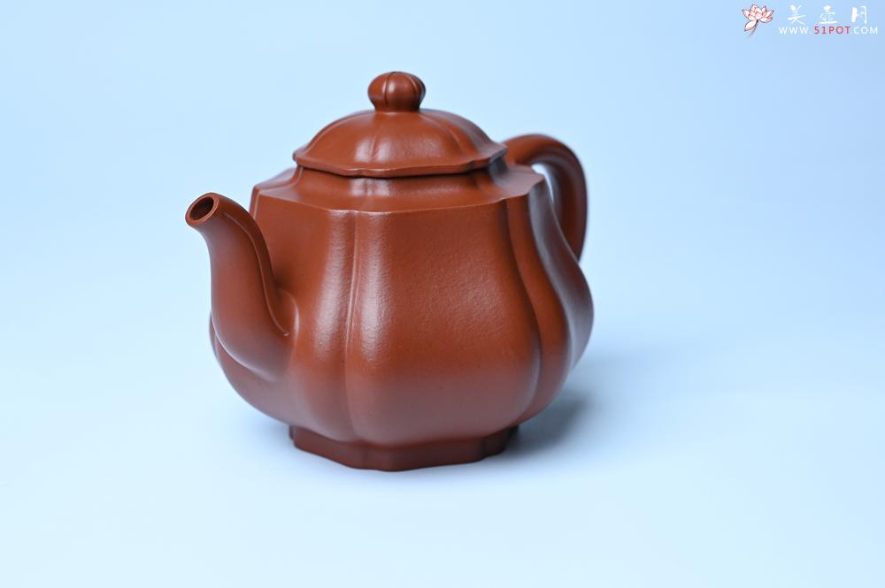 紫砂壶图片：美壶特惠 老朱泥高菱壶 茶人醉爱 - 紫砂壶之家紫砂壶网