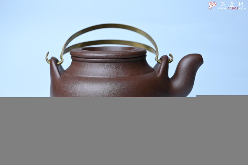 紫砂壶图片：美壶特惠 手工手制精致老紫泥提梁壶 茶人醉爱 - 紫砂壶之家紫砂壶网