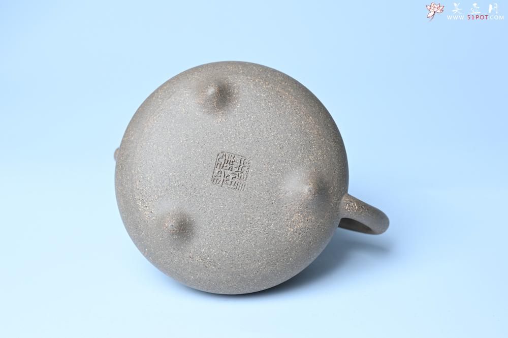 紫砂壶图片：美壶特惠 特好松花段泥精工乳瓢茶壶 茶人醉爱 - 紫砂壶之家紫砂壶网