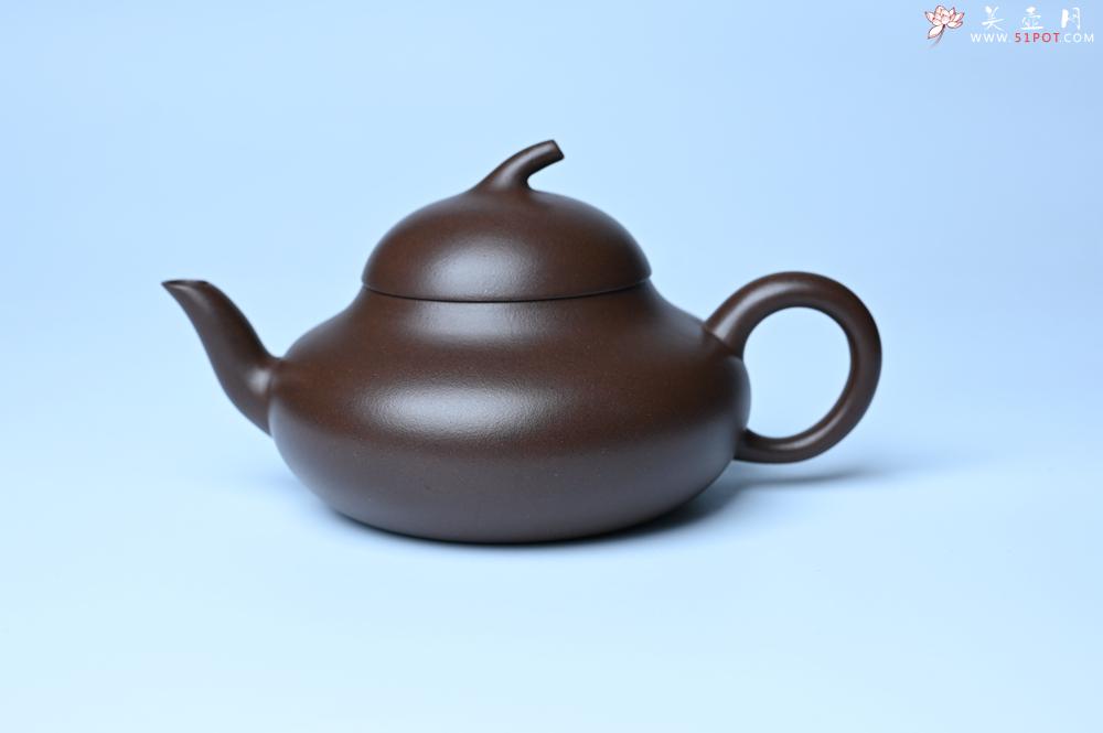 紫砂壶图片：美壶特惠 特好老紫泥茄段梨形壶 茶人醉爱 - 紫砂壶之家紫砂壶网