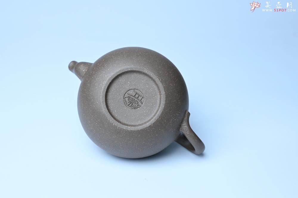 紫砂壶图片：美壶特惠 精致青段大肚茄子壶 茶人醉爱 - 紫砂壶之家紫砂壶网