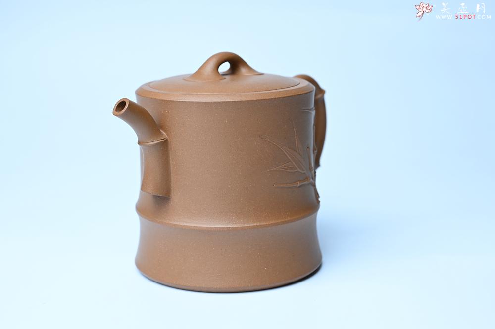 紫砂壶图片：美壶特惠 精工黄金段泥竹段 挺拔秀雅 茶人醉爱 - 紫砂壶之家紫砂壶网