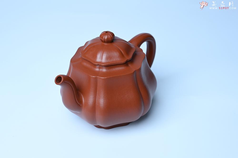紫砂壶图片：美壶特惠 老朱泥高菱壶 茶人醉爱 - 紫砂壶之家紫砂壶网