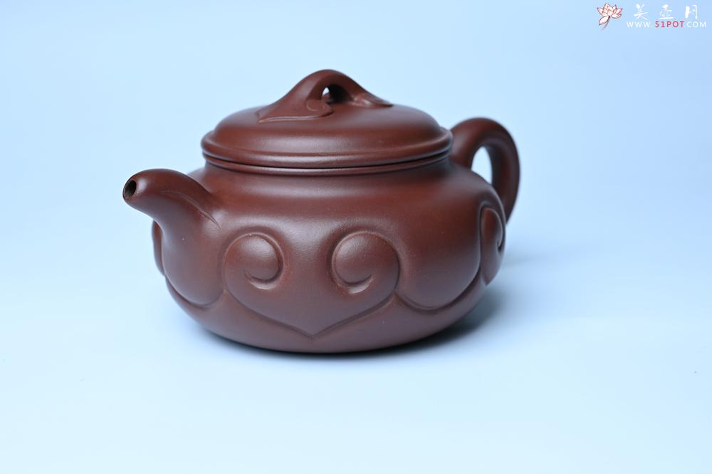 紫砂壶图片：美壶特惠 精致紫泥仿古如意壶 茶人醉爱 - 紫砂壶之家紫砂壶网