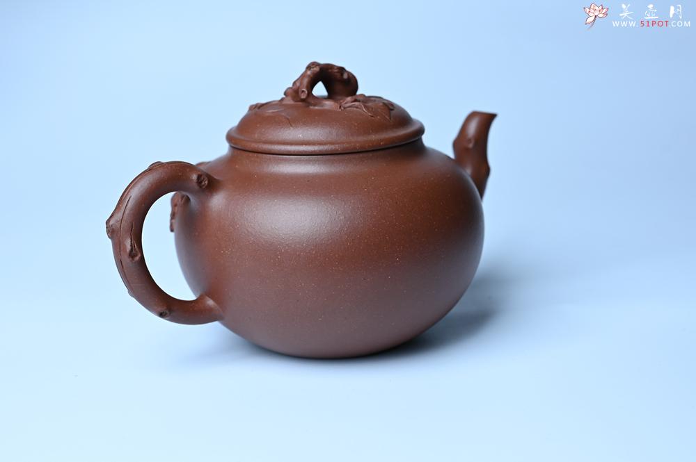 紫砂壶图片：美壶特惠 精品多子多福紫砂壶 帖叶生动细腻 送礼佳品 - 紫砂壶之家紫砂壶网