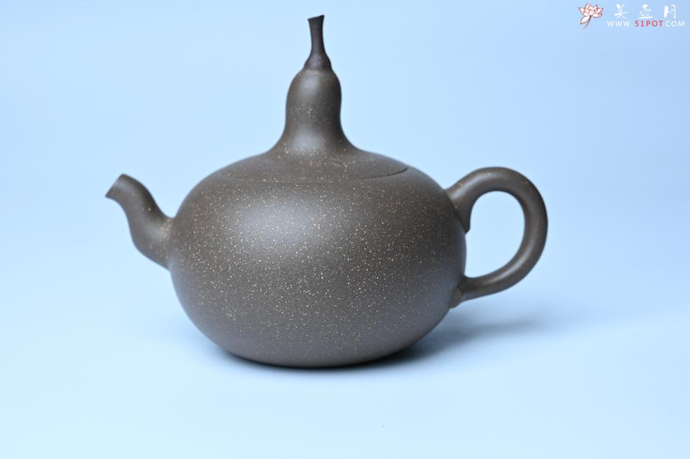 紫砂壶图片：美壶特惠 精致青段大肚茄子壶 茶人醉爱 - 紫砂壶之家紫砂壶网