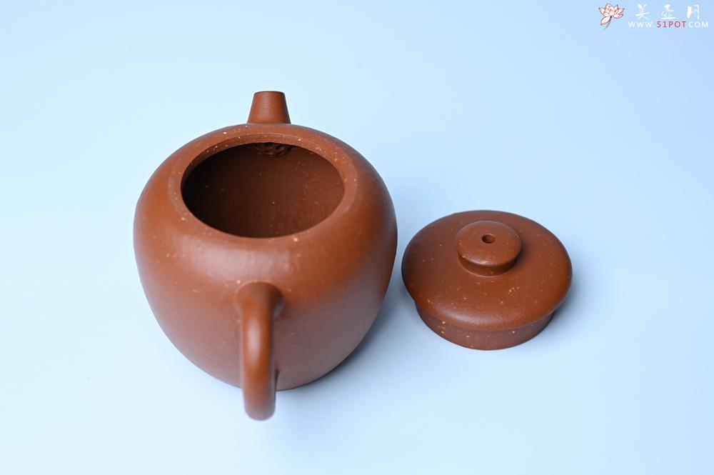 紫砂壶图片：美壶特惠 精品粗砂红泥巨轮壶 茶人醉爱 - 紫砂壶之家紫砂壶网