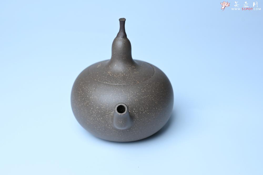 紫砂壶图片：美壶特惠 精致青段大肚茄子壶 茶人醉爱 - 紫砂壶之家紫砂壶网