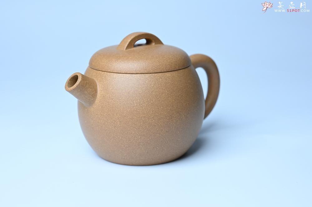 紫砂壶图片：美壶特惠 特好老黄段泥精致大炮巨轮壶 茶人醉爱 - 紫砂壶之家紫砂壶网
