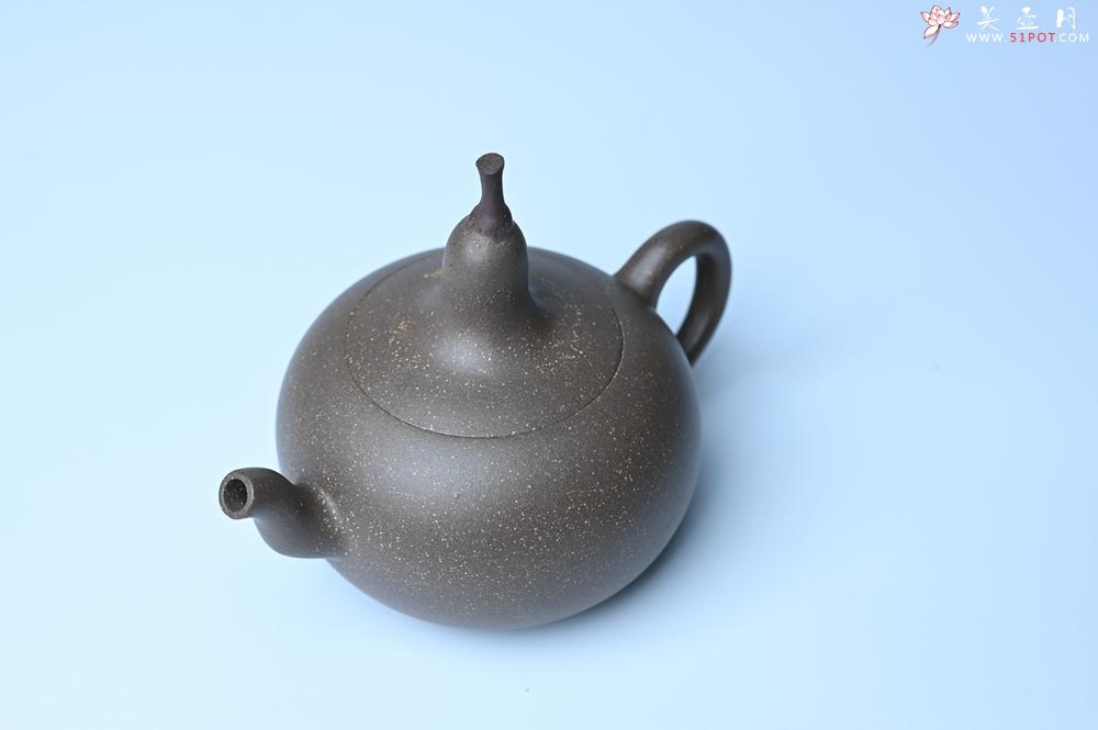 紫砂壶图片：美壶特惠 精致青段大肚茄子壶 茶人醉爱 - 紫砂壶之家紫砂壶网