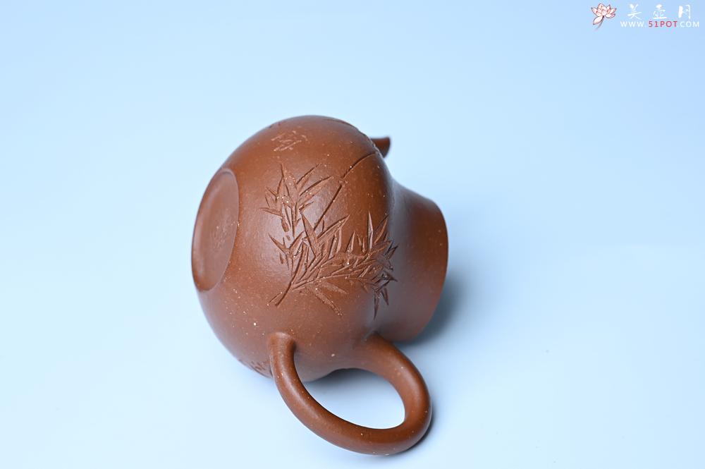 紫砂壶图片：美壶特惠 特好朱泥居不可无竹梨形壶 茶人醉爱 - 紫砂壶之家紫砂壶网