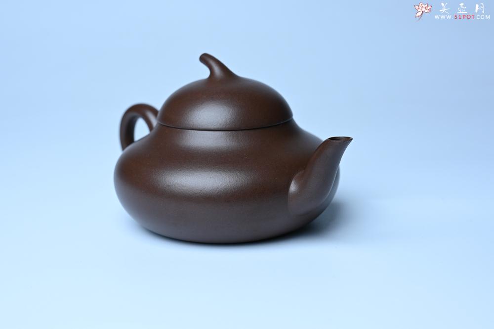 紫砂壶图片：美壶特惠 特好老紫泥茄段梨形壶 茶人醉爱 - 紫砂壶之家紫砂壶网