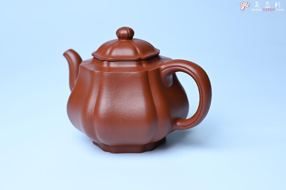 紫砂壶图片：美壶特惠 老朱泥高菱壶 茶人醉爱 - 紫砂壶之家紫砂壶网