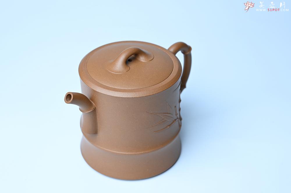紫砂壶图片：美壶特惠 精工黄金段泥竹段 挺拔秀雅 茶人醉爱 - 紫砂壶之家紫砂壶网