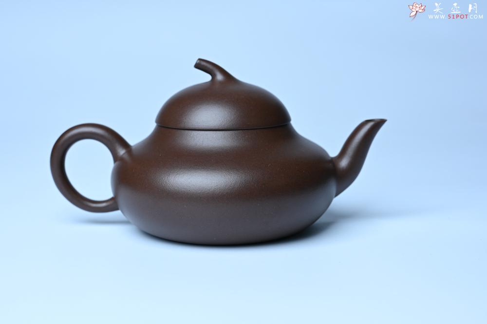 紫砂壶图片：美壶特惠 特好老紫泥茄段梨形壶 茶人醉爱 - 紫砂壶之家紫砂壶网