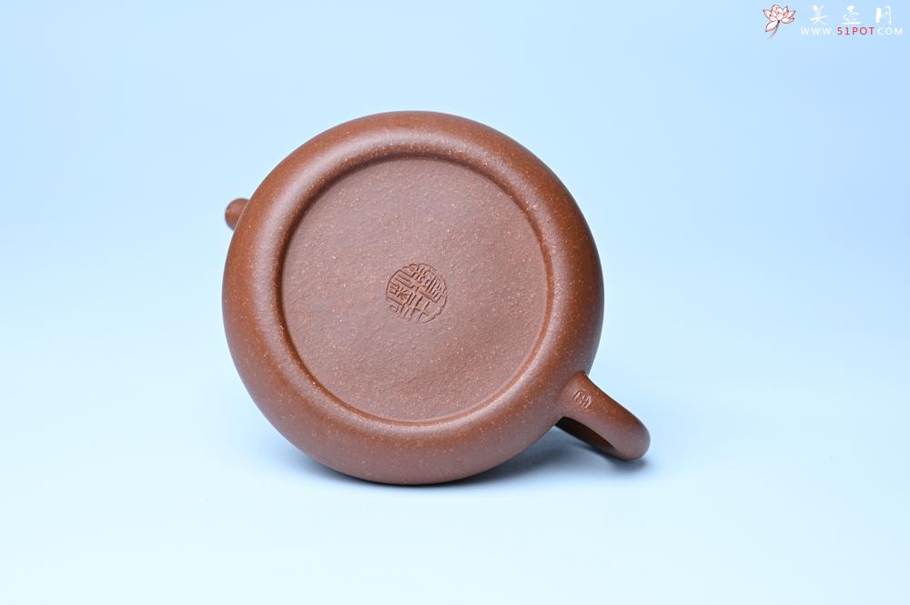 紫砂壶图片：美壶特惠 潜力股王老师 全手工拍打成型茄瓢壶 装饰梅花 特文气 - 紫砂壶之家紫砂壶网
