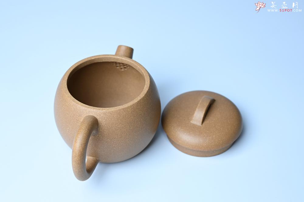 紫砂壶图片：美壶特惠 特好老黄段泥精致大炮巨轮壶 茶人醉爱 - 紫砂壶之家紫砂壶网