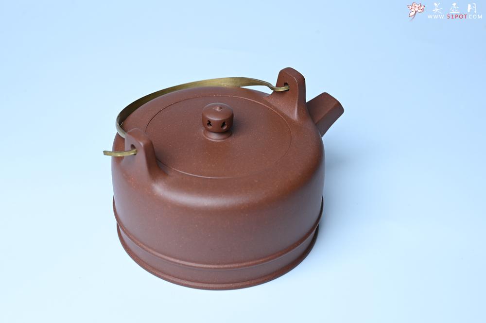 紫砂壶图片：美壶特惠 手工手制精致紫泥提梁壶 茶人醉爱 - 紫砂壶之家紫砂壶网