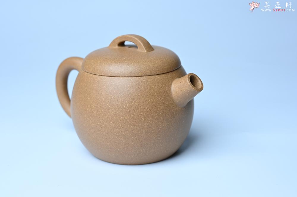 紫砂壶图片：美壶特惠 特好老黄段泥精致大炮巨轮壶 茶人醉爱 - 紫砂壶之家紫砂壶网