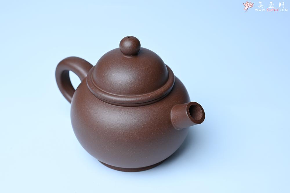 紫砂壶图片：美壶特惠 精致黑星红拼紫泥（家藏限量）大炮巨轮壶 球孔出水爽利 茶人醉爱 - 紫砂壶之家紫砂壶网