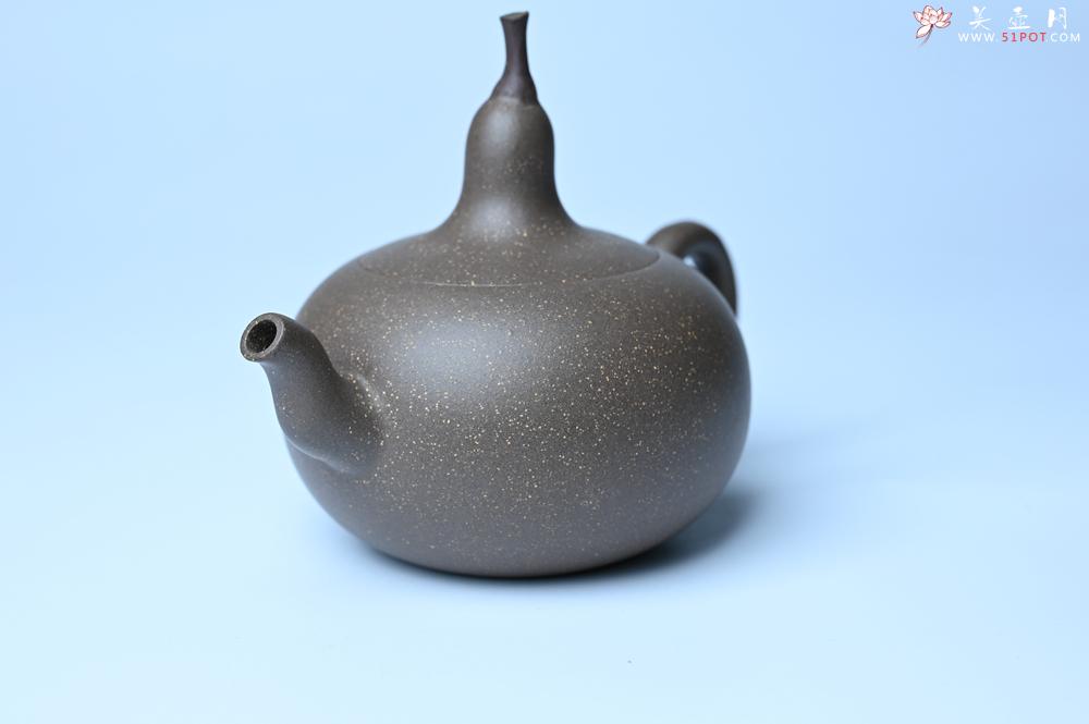 紫砂壶图片：美壶特惠 精致青段大肚茄子壶 茶人醉爱 - 紫砂壶之家紫砂壶网