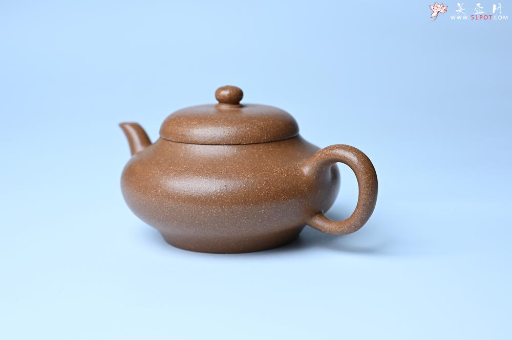 紫砂壶图片：美壶特惠 特好老段泥精致合欢壶 茶人醉爱 - 紫砂壶之家紫砂壶网