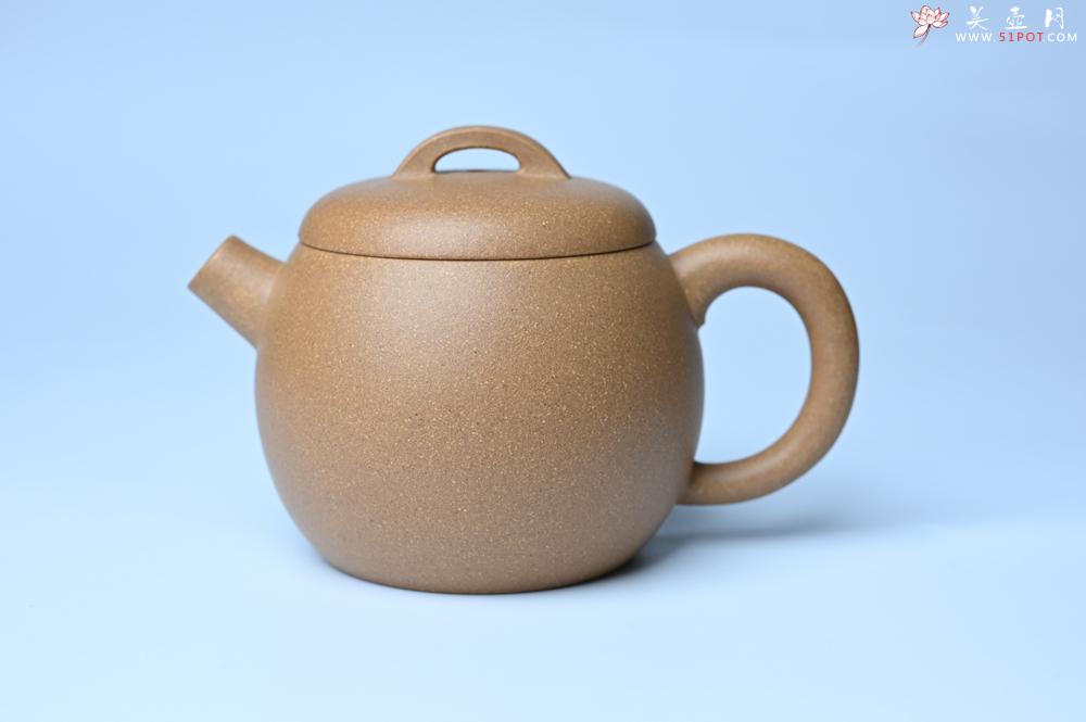 紫砂壶图片：美壶特惠 特好老黄段泥精致大炮巨轮壶 茶人醉爱 - 紫砂壶之家紫砂壶网