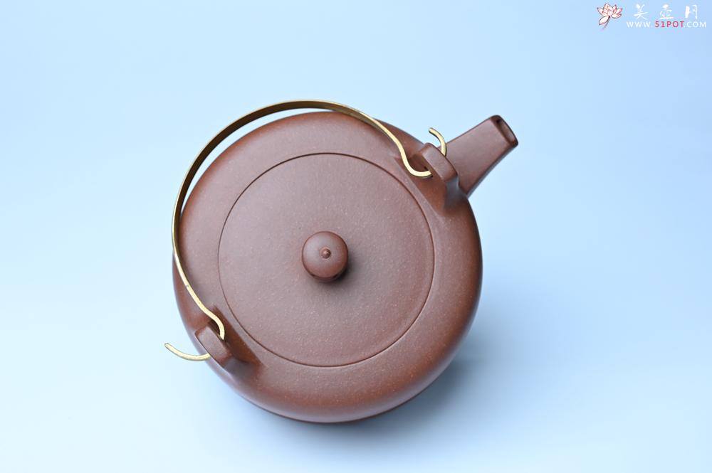 紫砂壶图片：美壶特惠 手工手制精致紫泥提梁壶 茶人醉爱 - 紫砂壶之家紫砂壶网